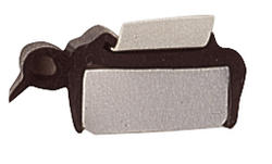 Gummiprofil für Ausstellfenster 26–30 mm schwarz