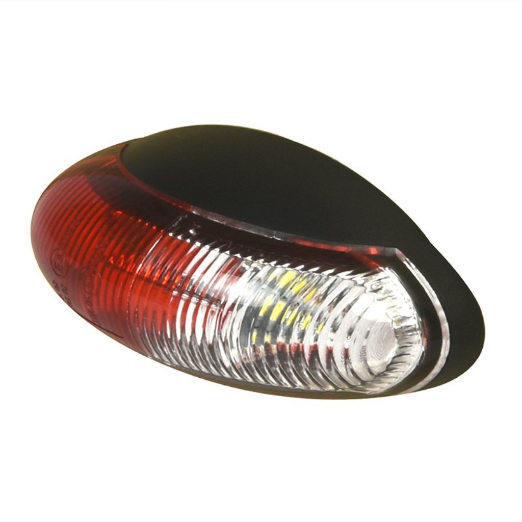 Pro Plus Umrissleuchte rot weiß 60 x 34 mm LED