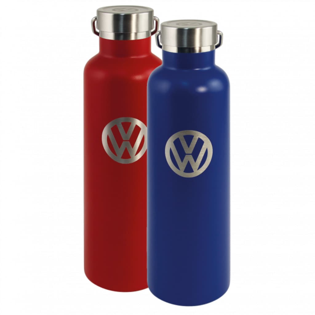 VW Edelstahl Thermo-Trinkflasche 735 ml blau