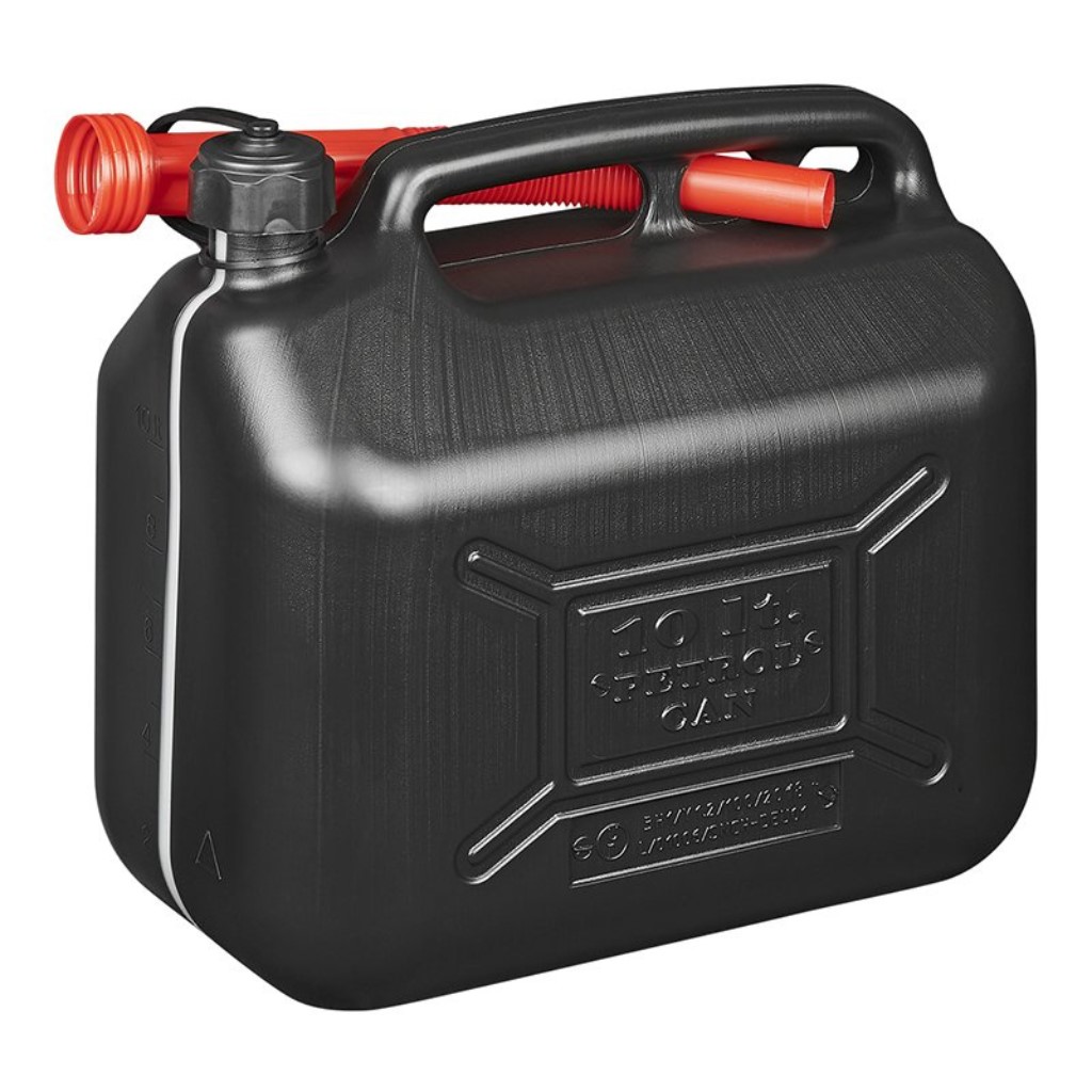 Pro Plus Benzinkanister aus Kunststoff 10 Liter schwarz