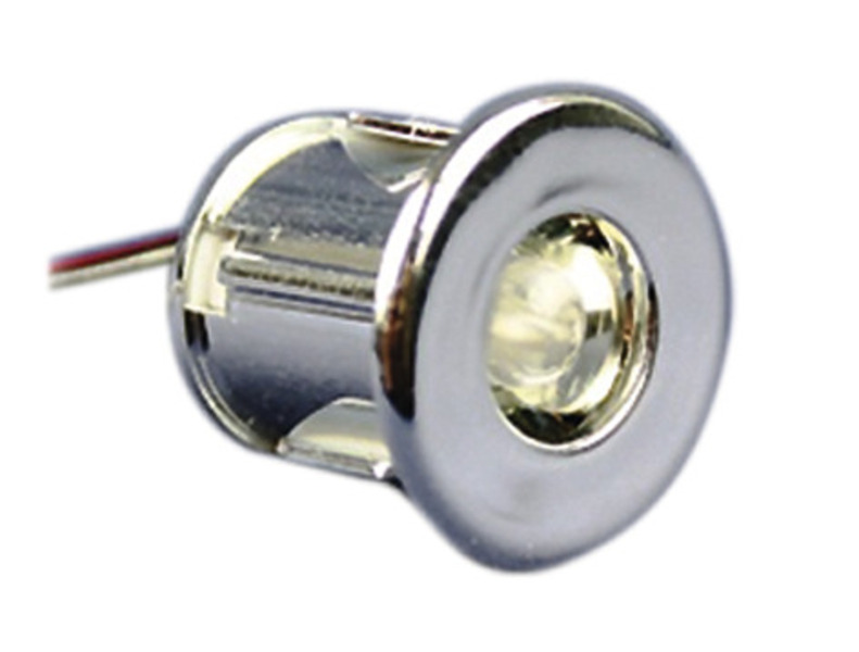 LED 12 Volt Mini Einbau Spot verchromt 0,06W