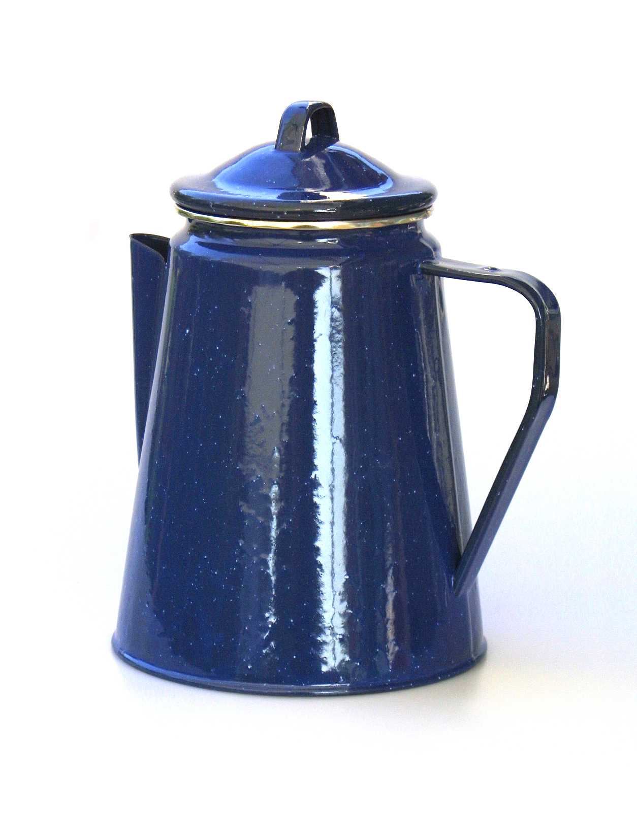 Emaille Kaffeekanne 1,8 L ca. 8 Tassen blau