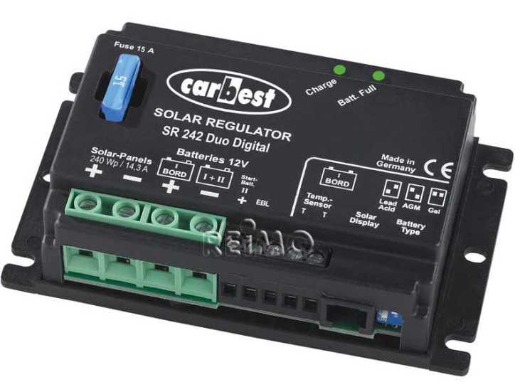 Carbest Solar-Regler SR243 Duo Digital