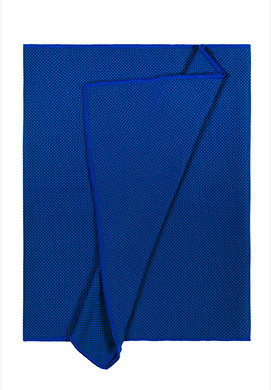 Sport Handtuch 30 x 100 cm blau