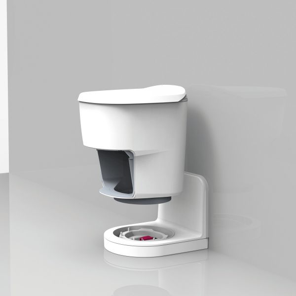 Clesana wasserlose Toilette C1 mit L-Adapter