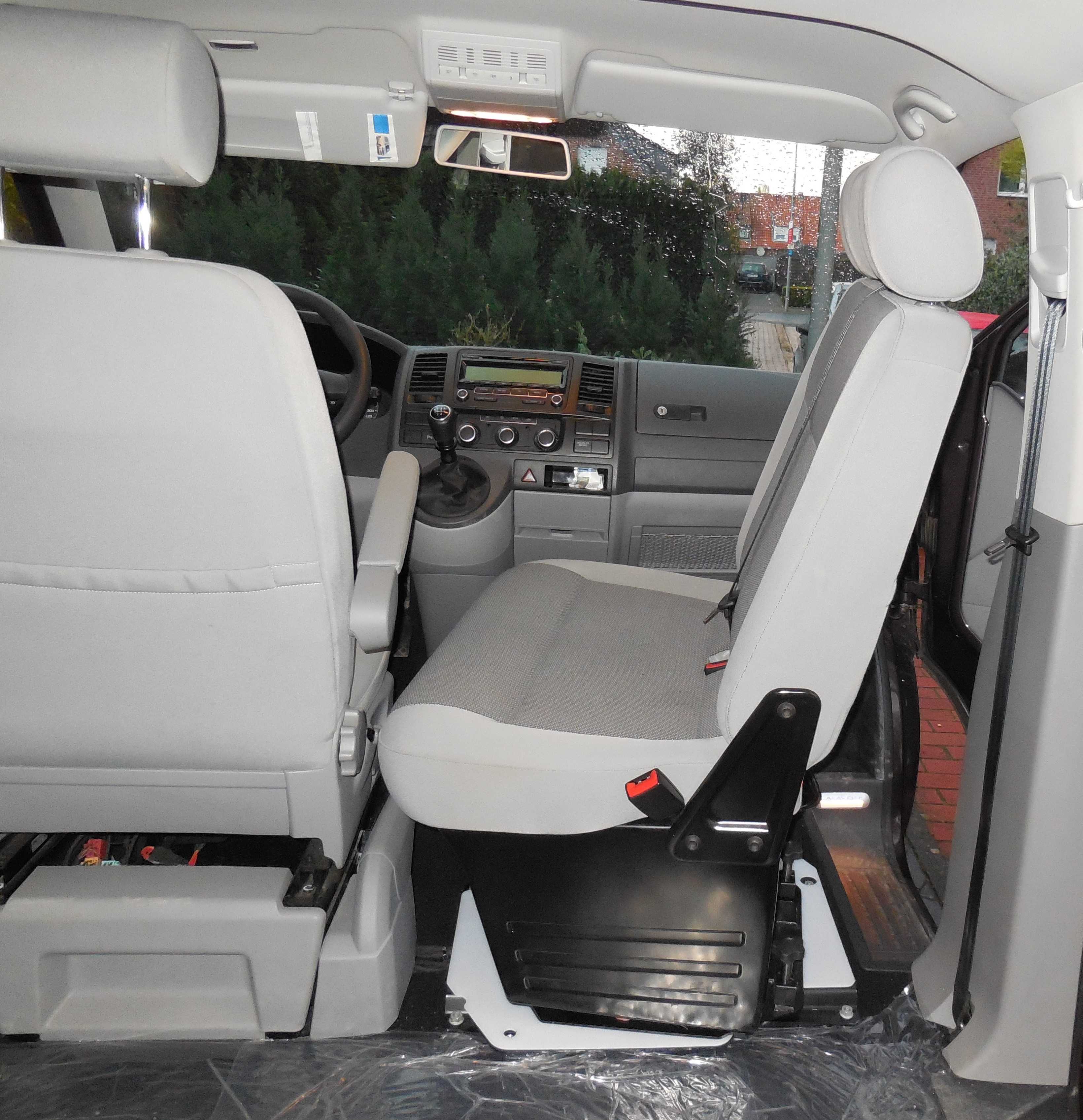 Sitz für VW T5 mit drehkonsole doppelsitzbank