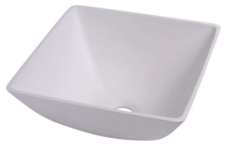 Design-Waschbecken Quadratisch weiß B290xT290xH135 mm