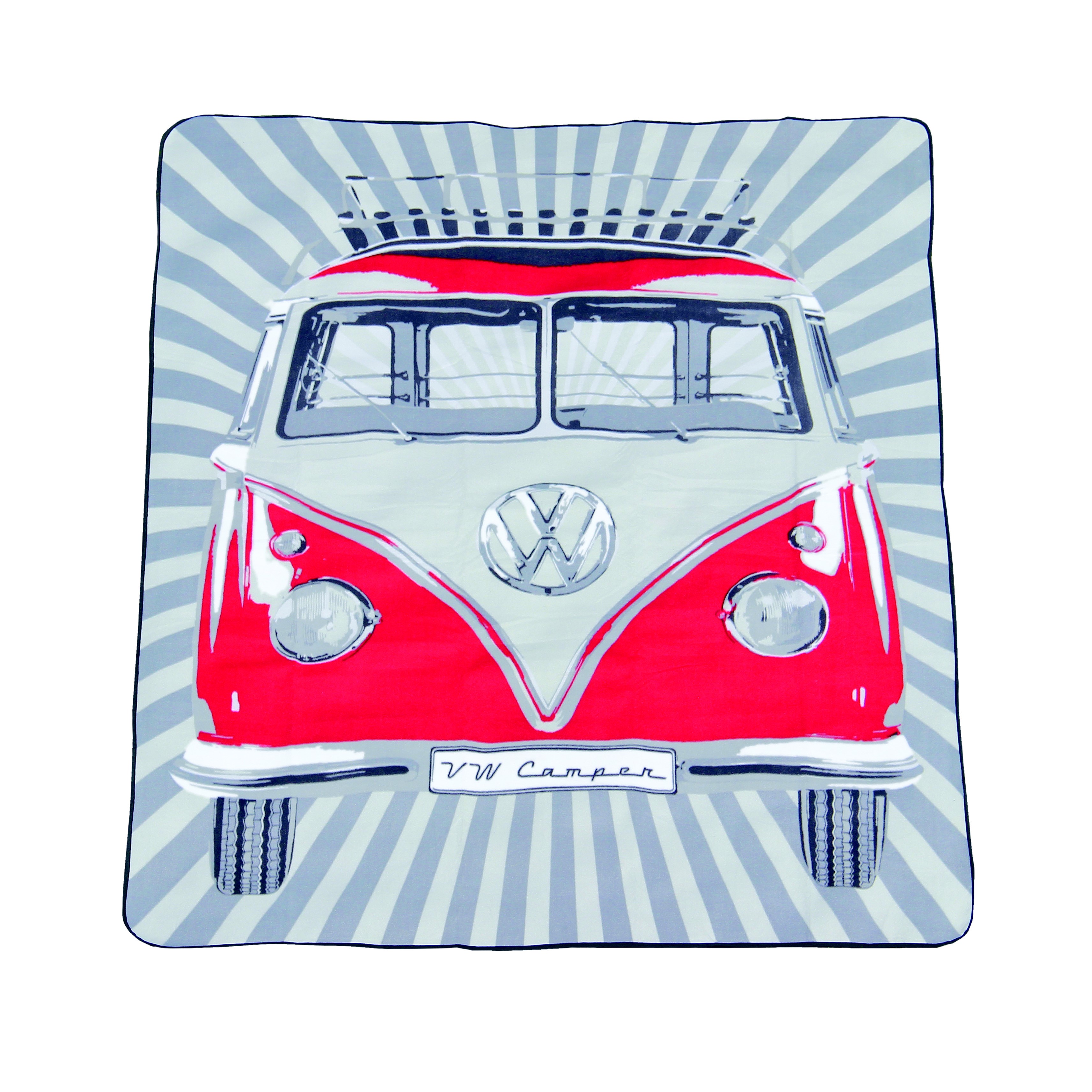 VW Collection Bulli-Picknickdecke rot