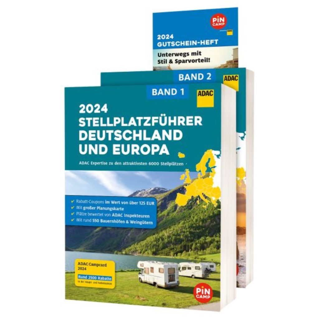 ADAC Stellplatzführer Deutschland Europa 2024