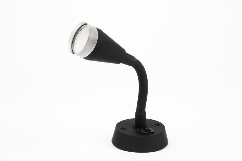 Carbest LED Spot mit flexiblem Arm schwarz