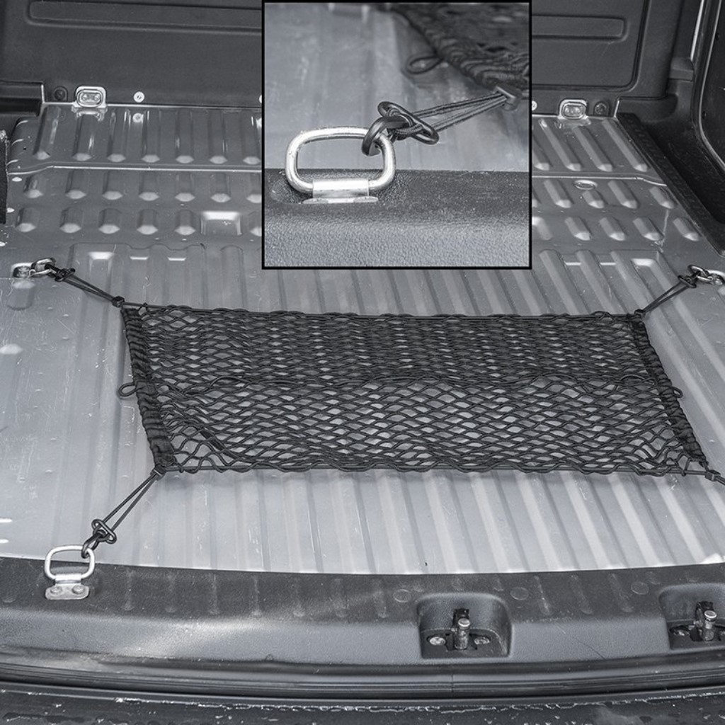 Gepäcknetz elastisch 80 x 50 cm mit Kunststoff-Haken NS-3
