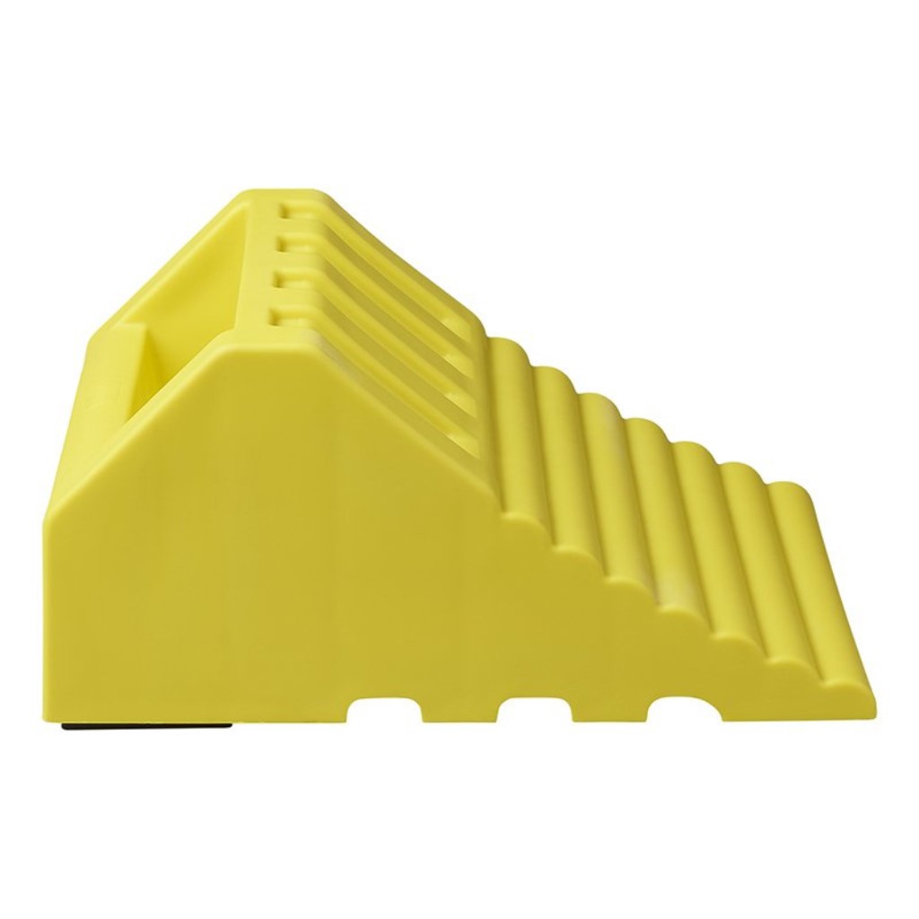 Pro Plus Unterlegkeil aus Kunststoff L mit Griff gelb