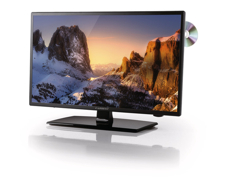 Carbest 21,5 Zoll LED-TV HD Ready, DVD, Triple-Tuner