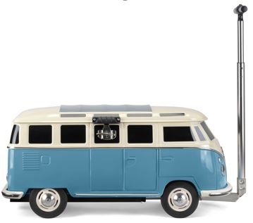 VW T1 Bus Fahrbare Kühlbox blau